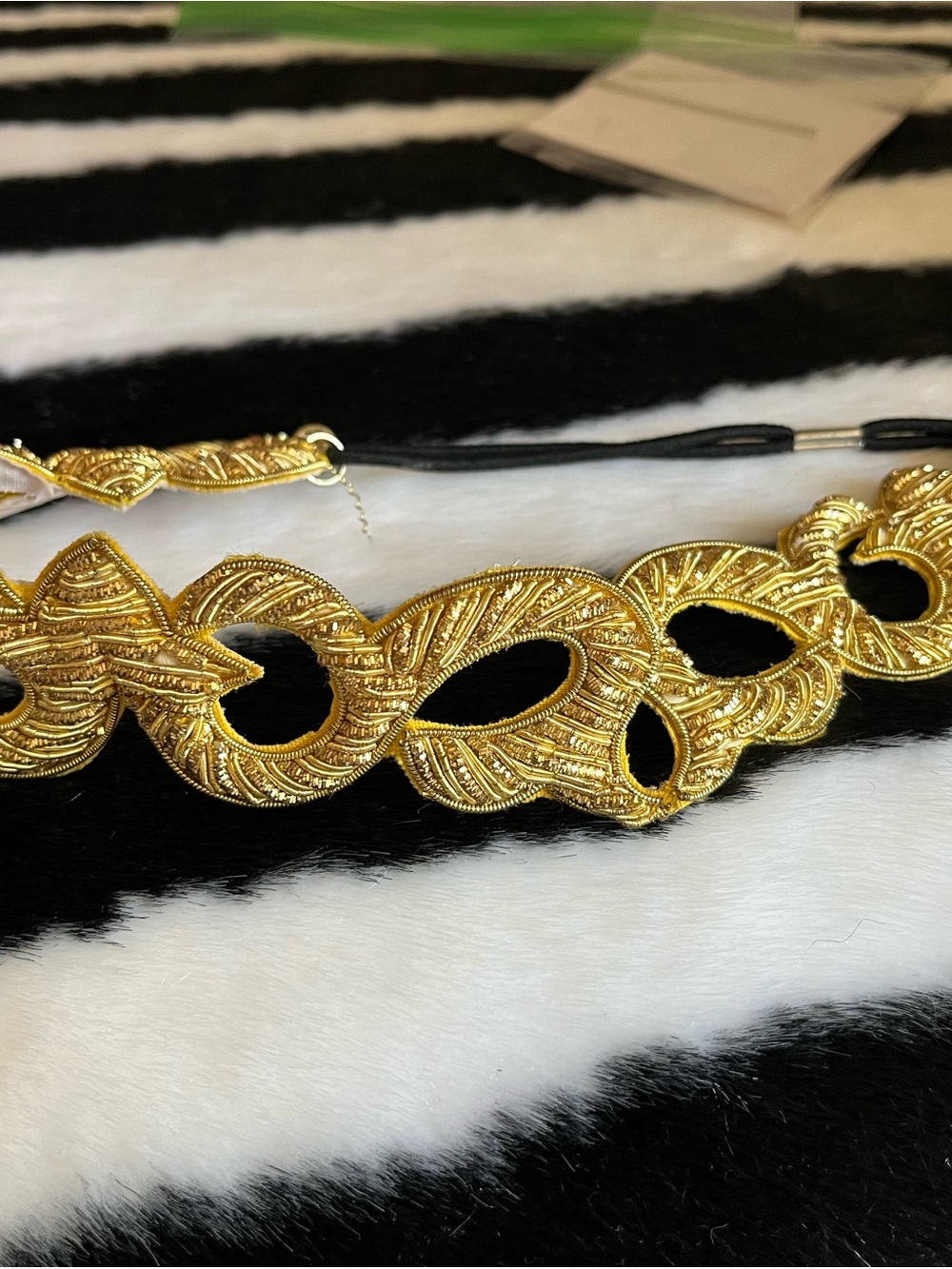 GOLD SCROLL VINTAGE HEADBAND